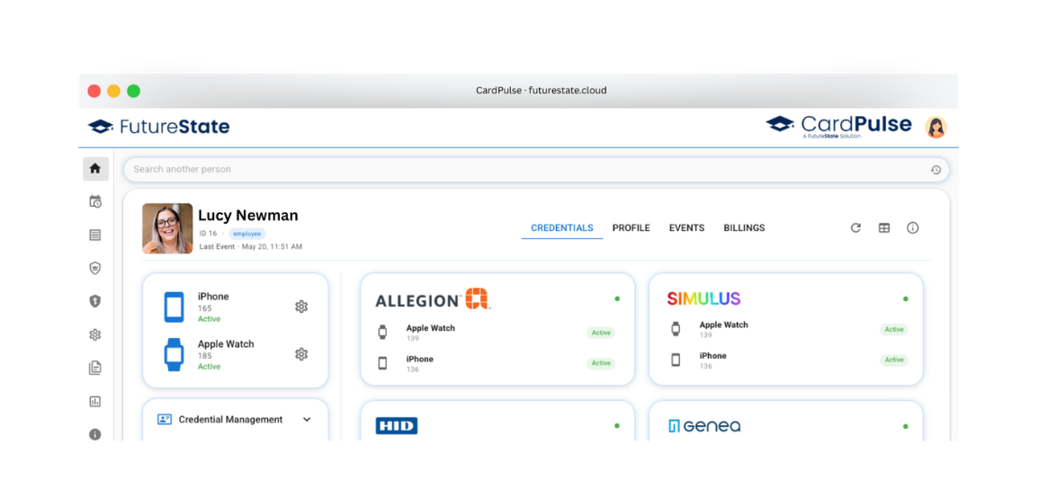 CardPulse dashboard